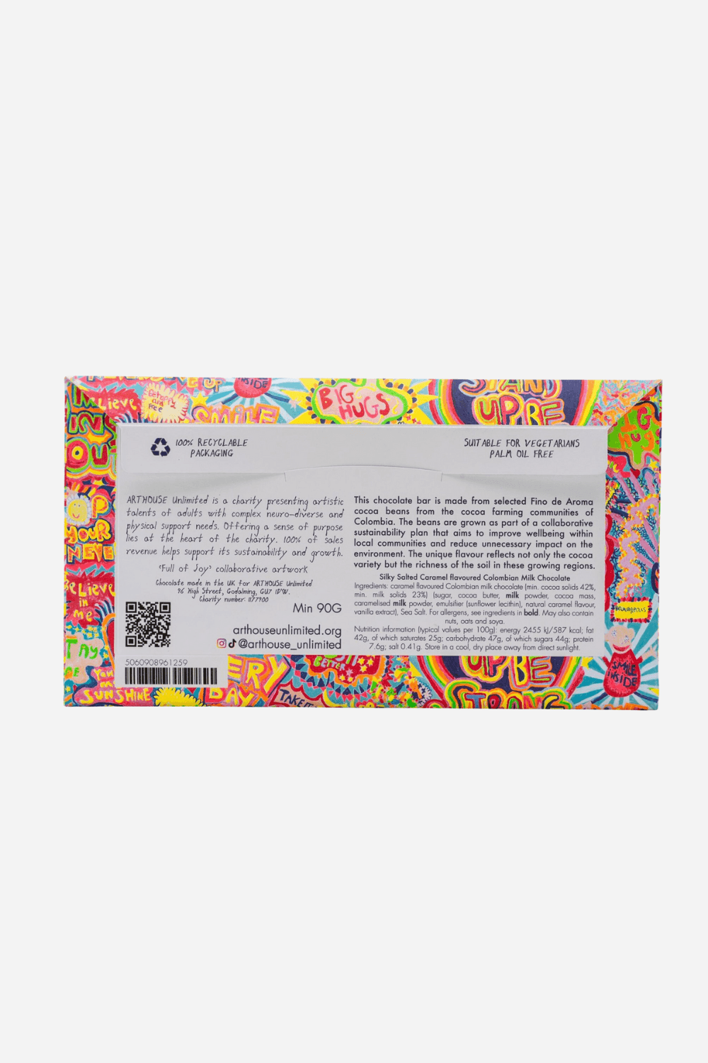 Chocolate Bar - Full of Joy Milk Chocolate with Smooth Caramel
