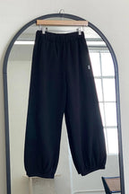 French Terry Balloon Pants in Black
