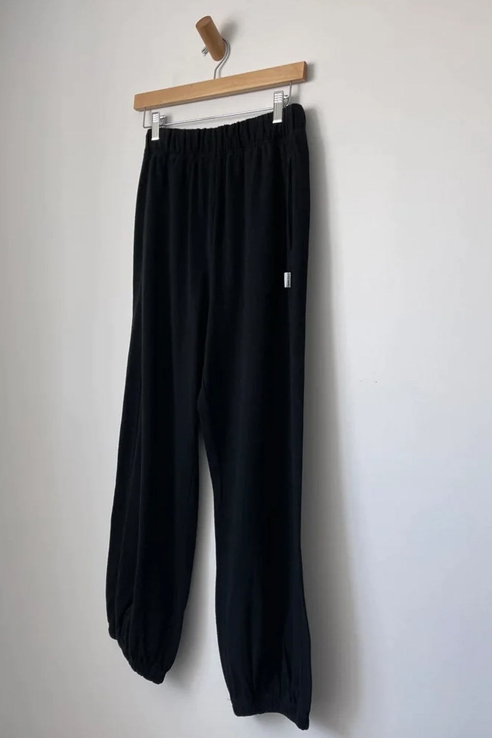 French Terry Balloon Pants in Black