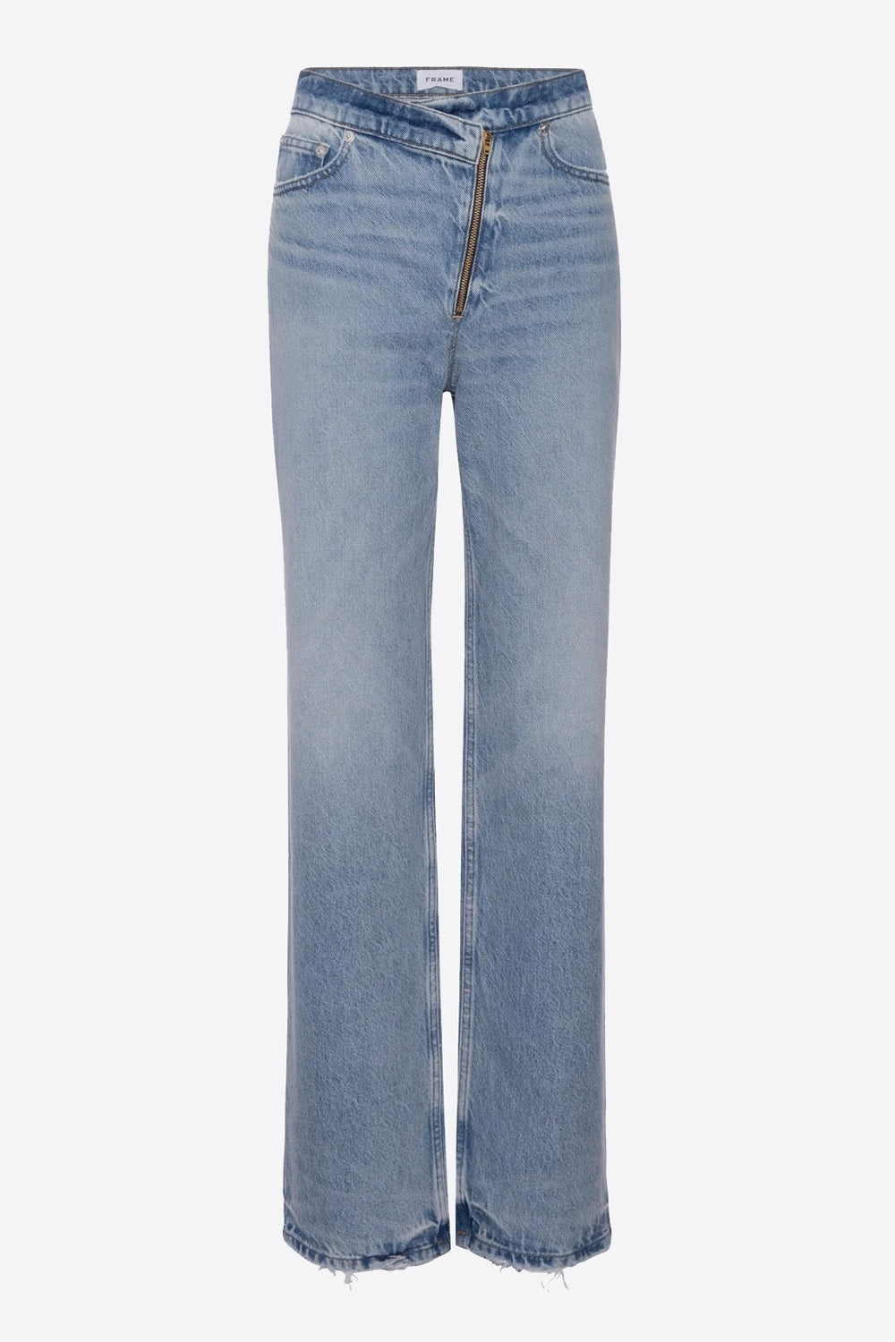 Le Jane Crop Angled Zipper in Rhode