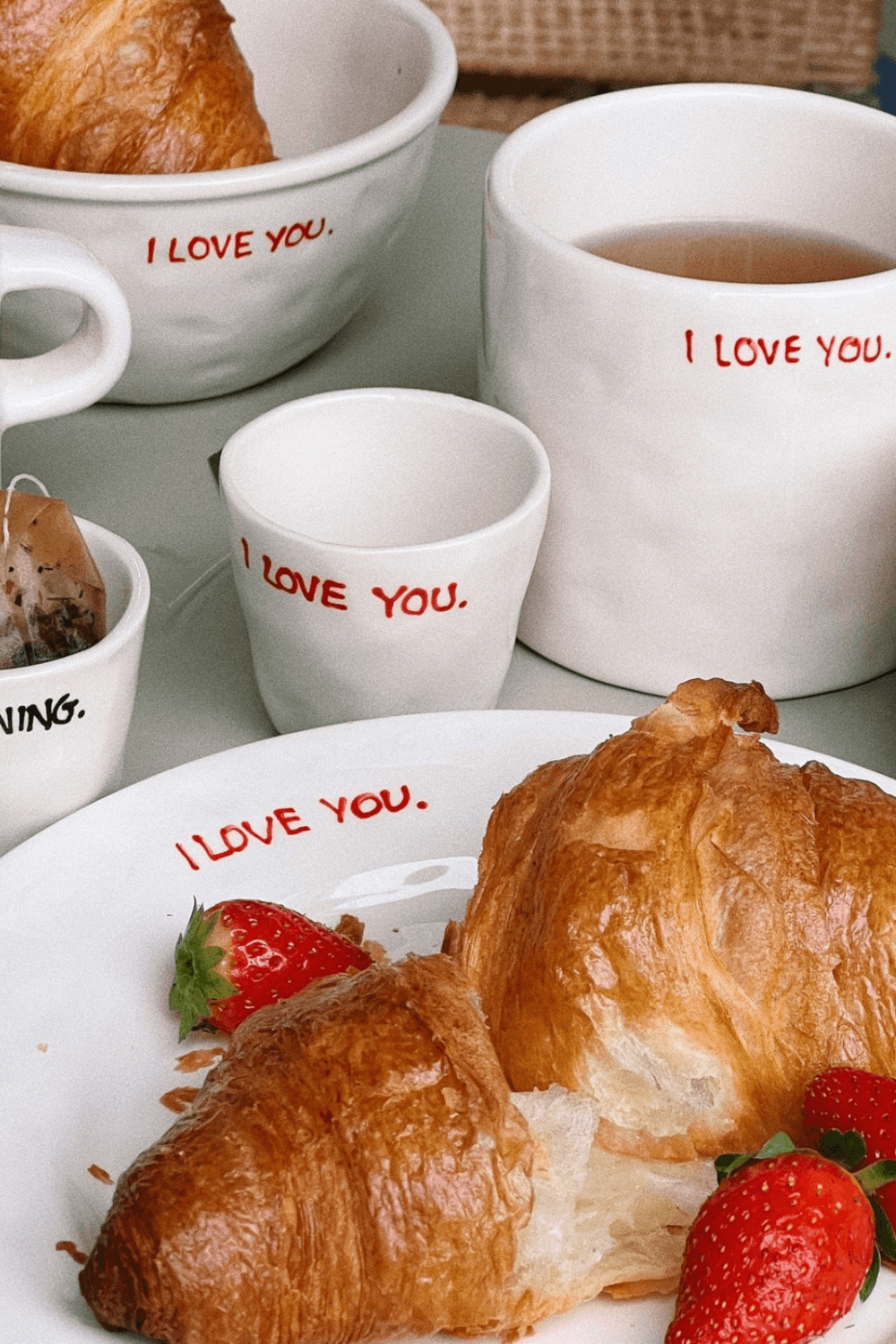 I Love You Plate