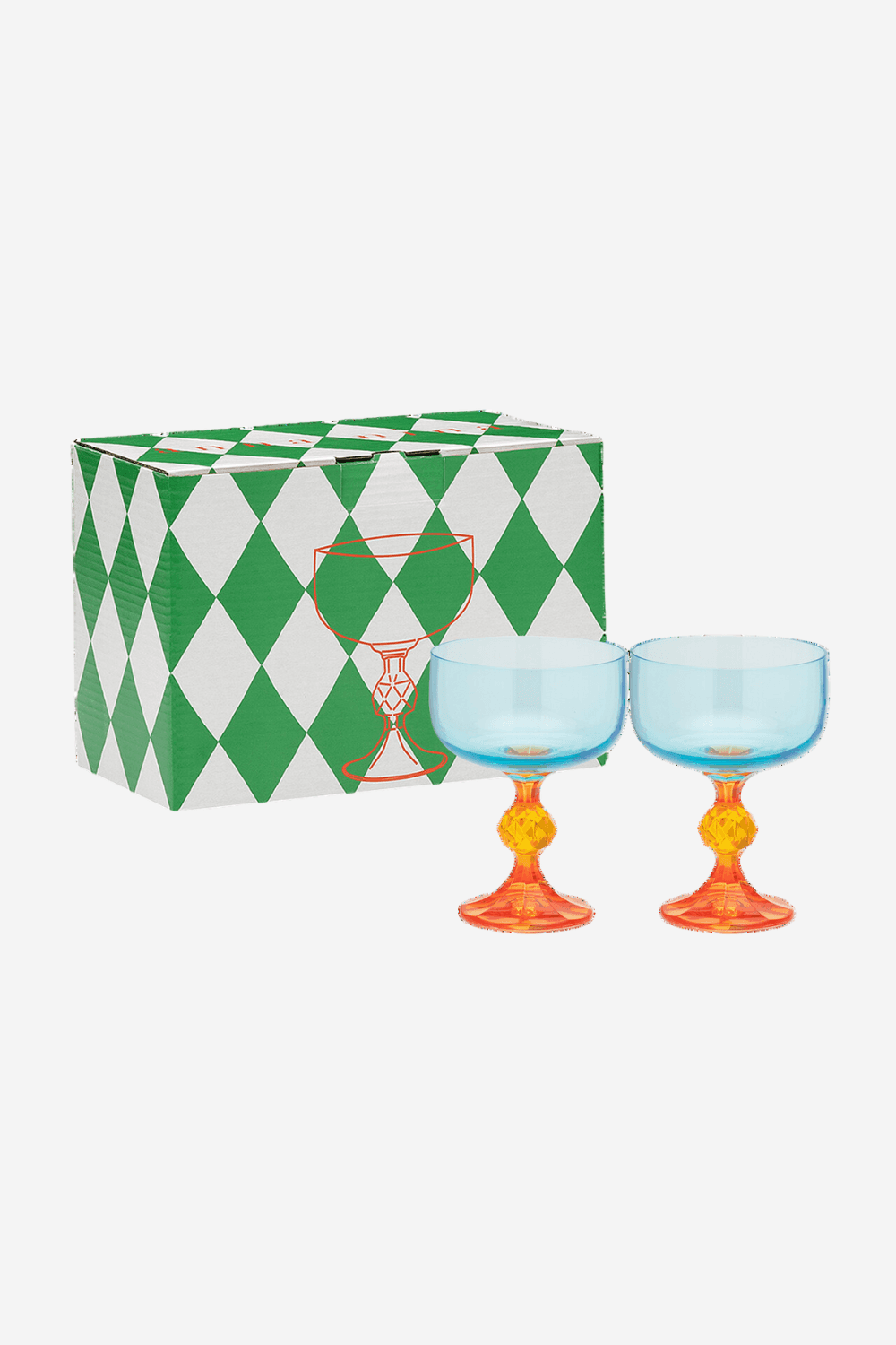 Paradise Cocktail Glass Set of 2