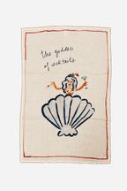 Goddess of Cocktails Tea Towel