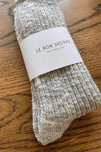 Cottage Socks in Grey