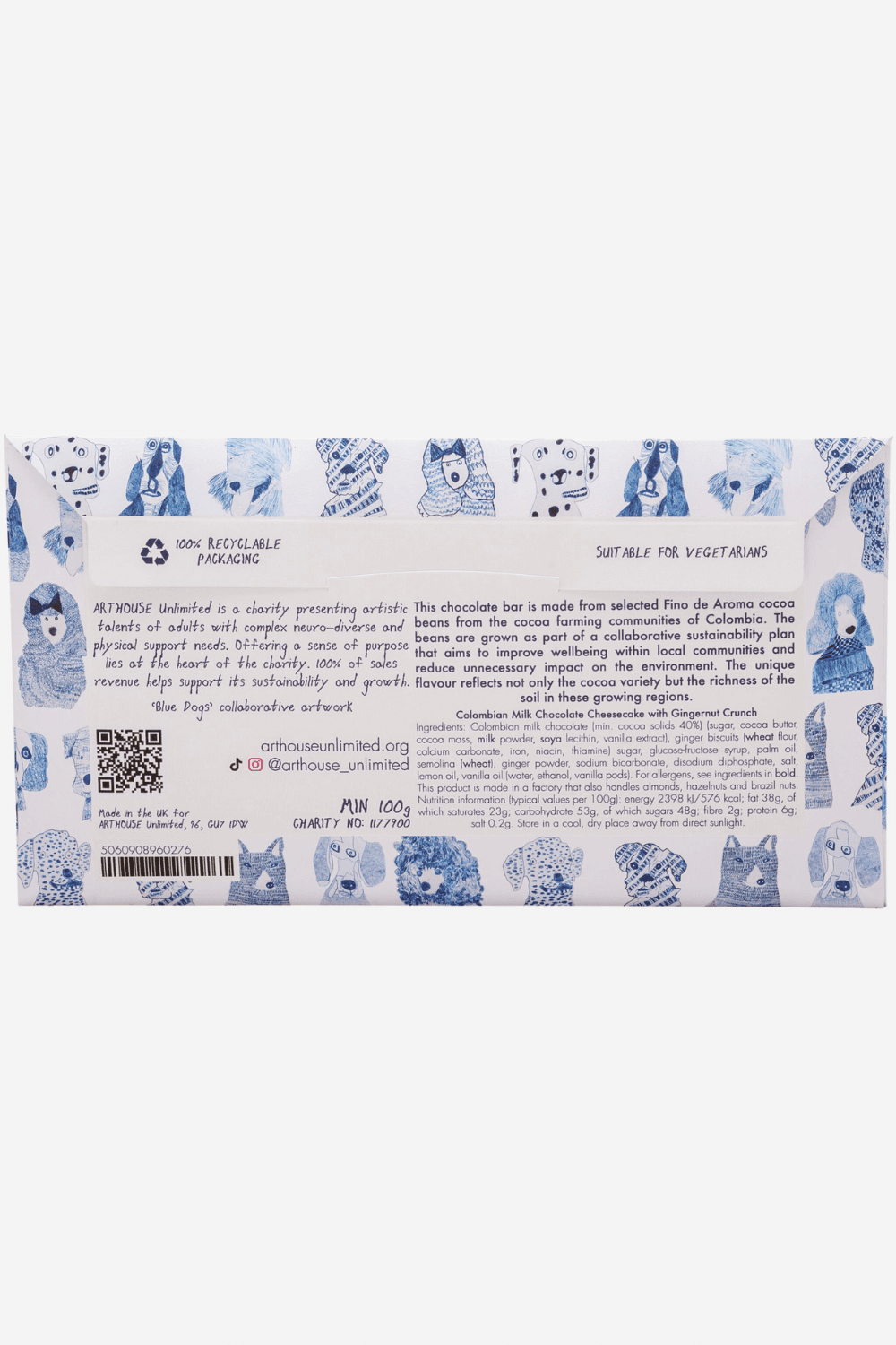 Chocolate Bar - Blue Dogs Gingernut