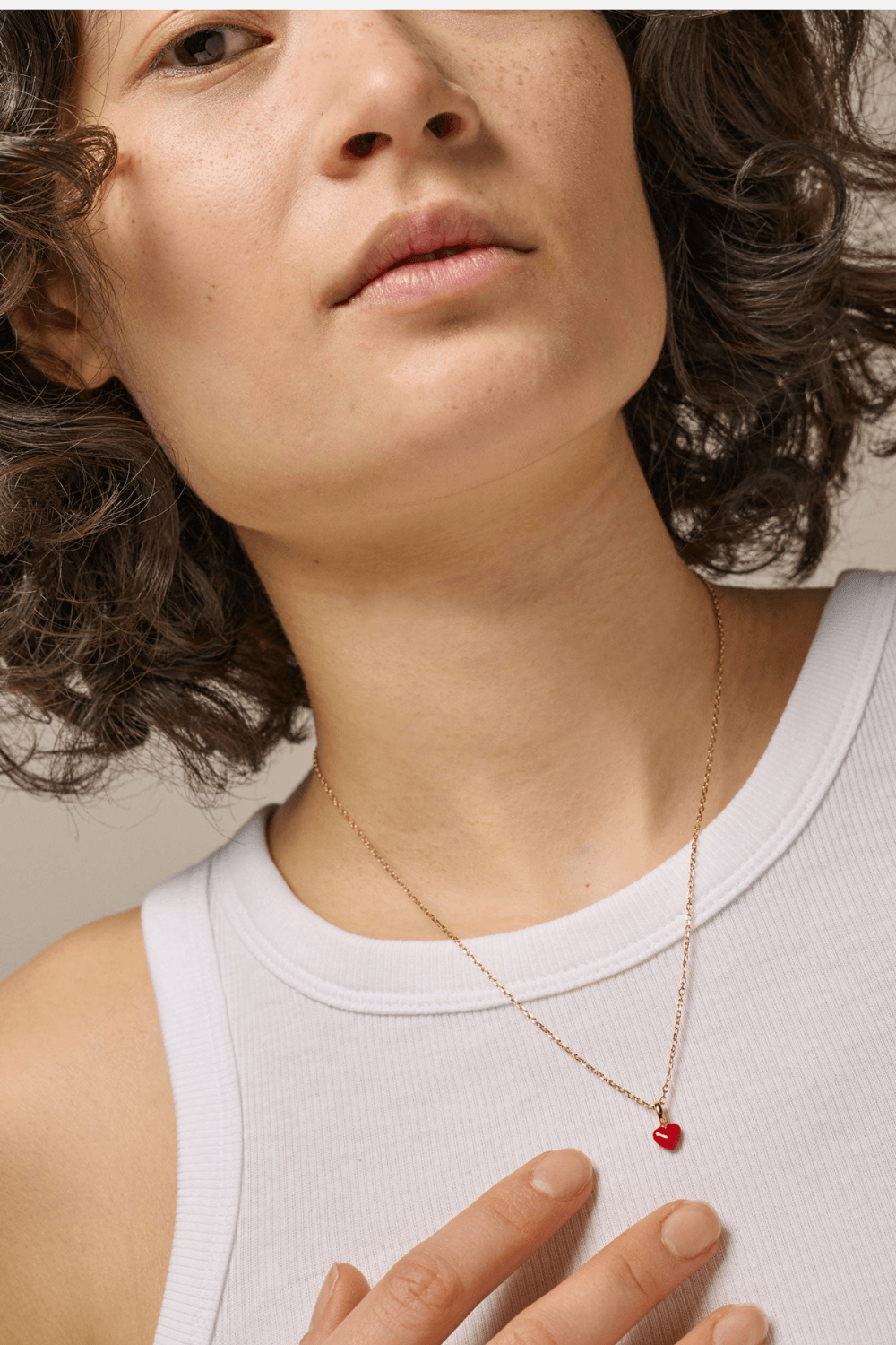 Amore Necklace in Red