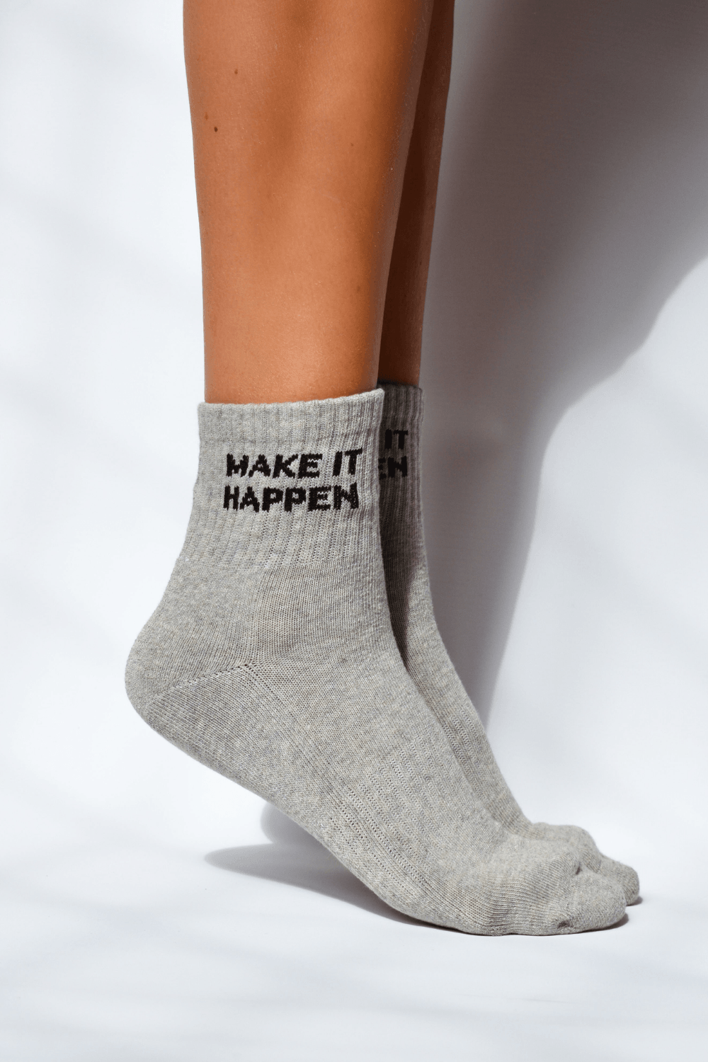 MAKE IT HAPPEN Mini Socks in Slate
