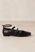 Luke Leather Ballet Flats in Black