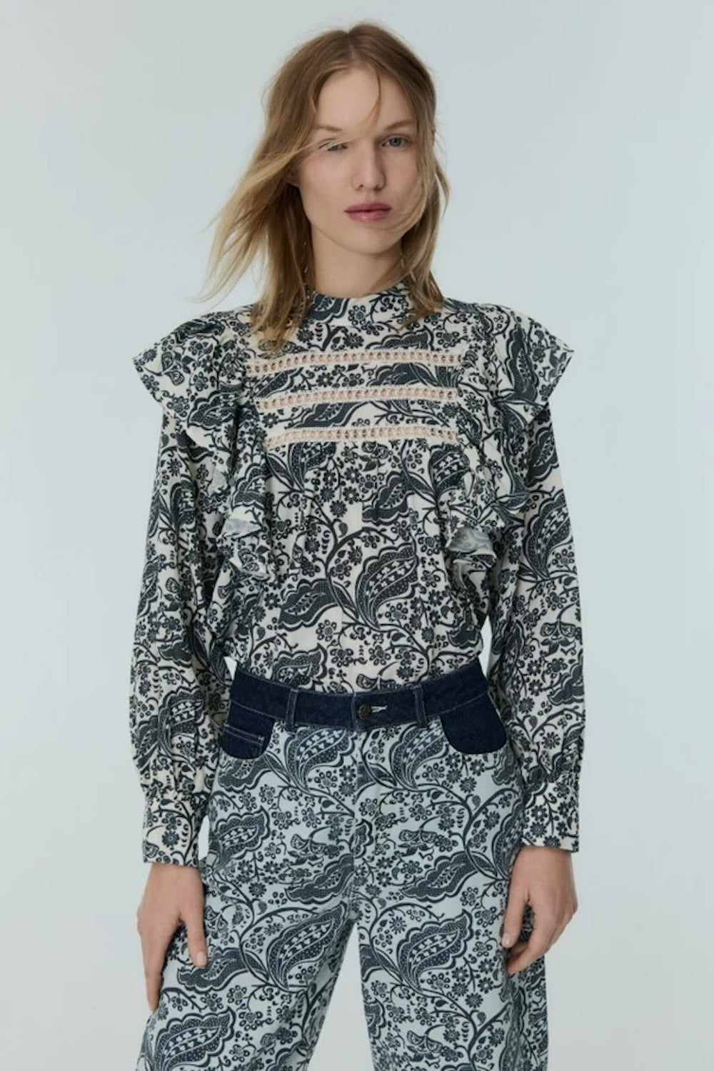 Jaipur Blouse in Majestic Paisley