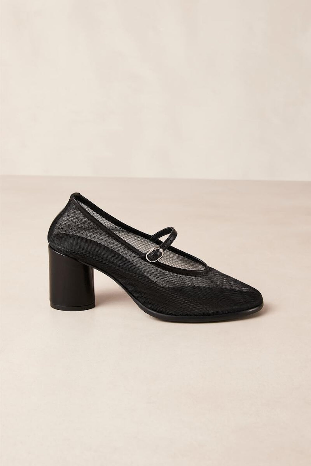 Esha Mesh Pumps in Black