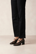 Esha Mesh Pumps in Black