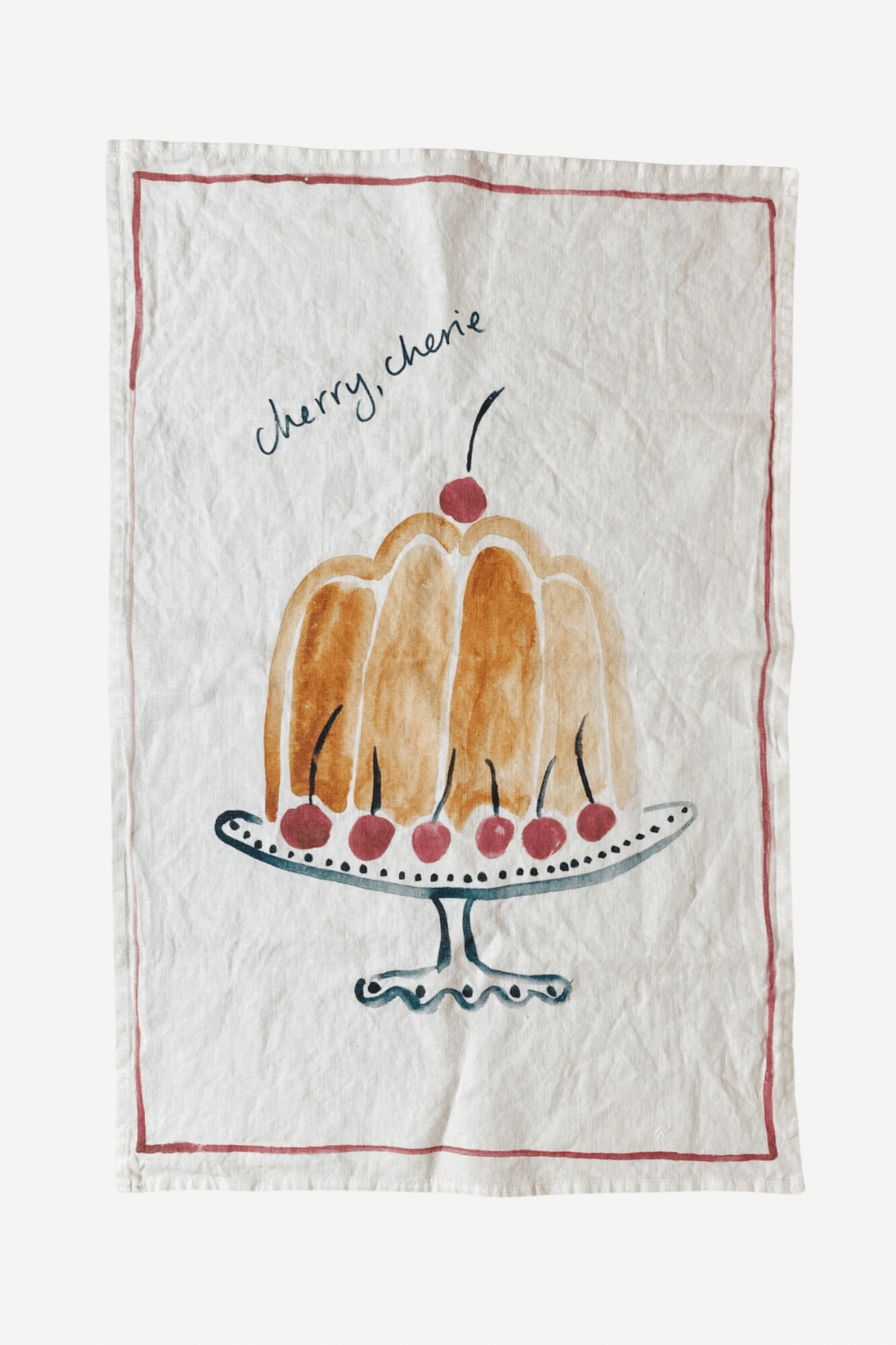 Cherry Cherie Teatowel
