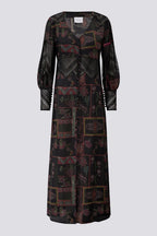 Aida Lace Panel Maxi Dress