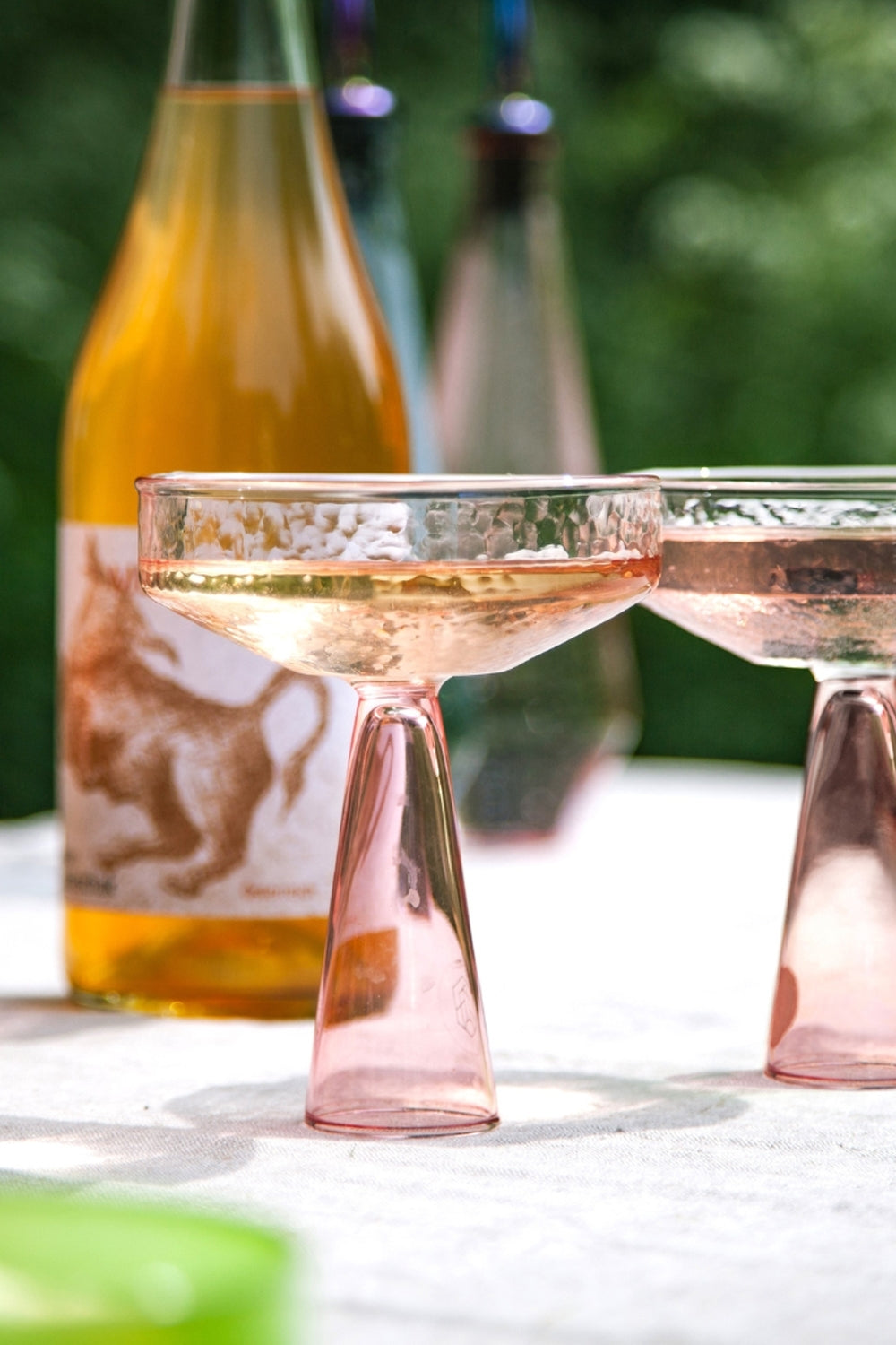 Claude Coupe Glass in Pink