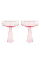 Claude Coupe Glass in Pink