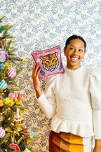 Filthy Animal Needlepoint Pillow