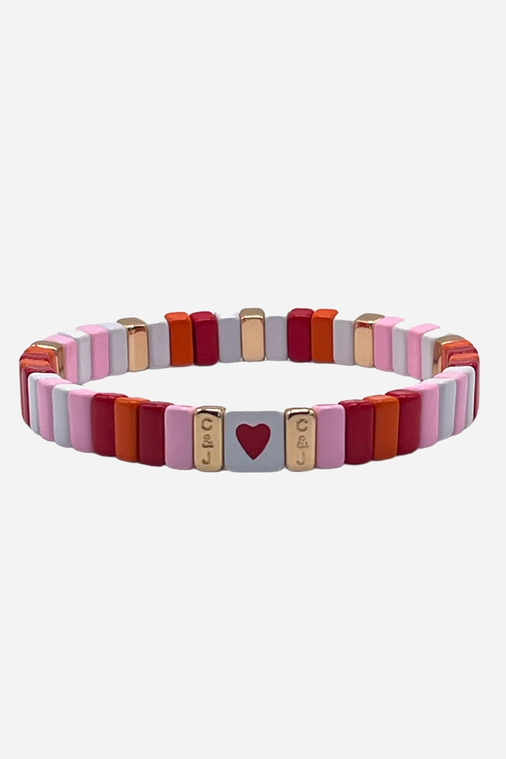 Pink Ripple Heart of Goals Bracelet