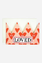 Party Hat Crown Card - Loved