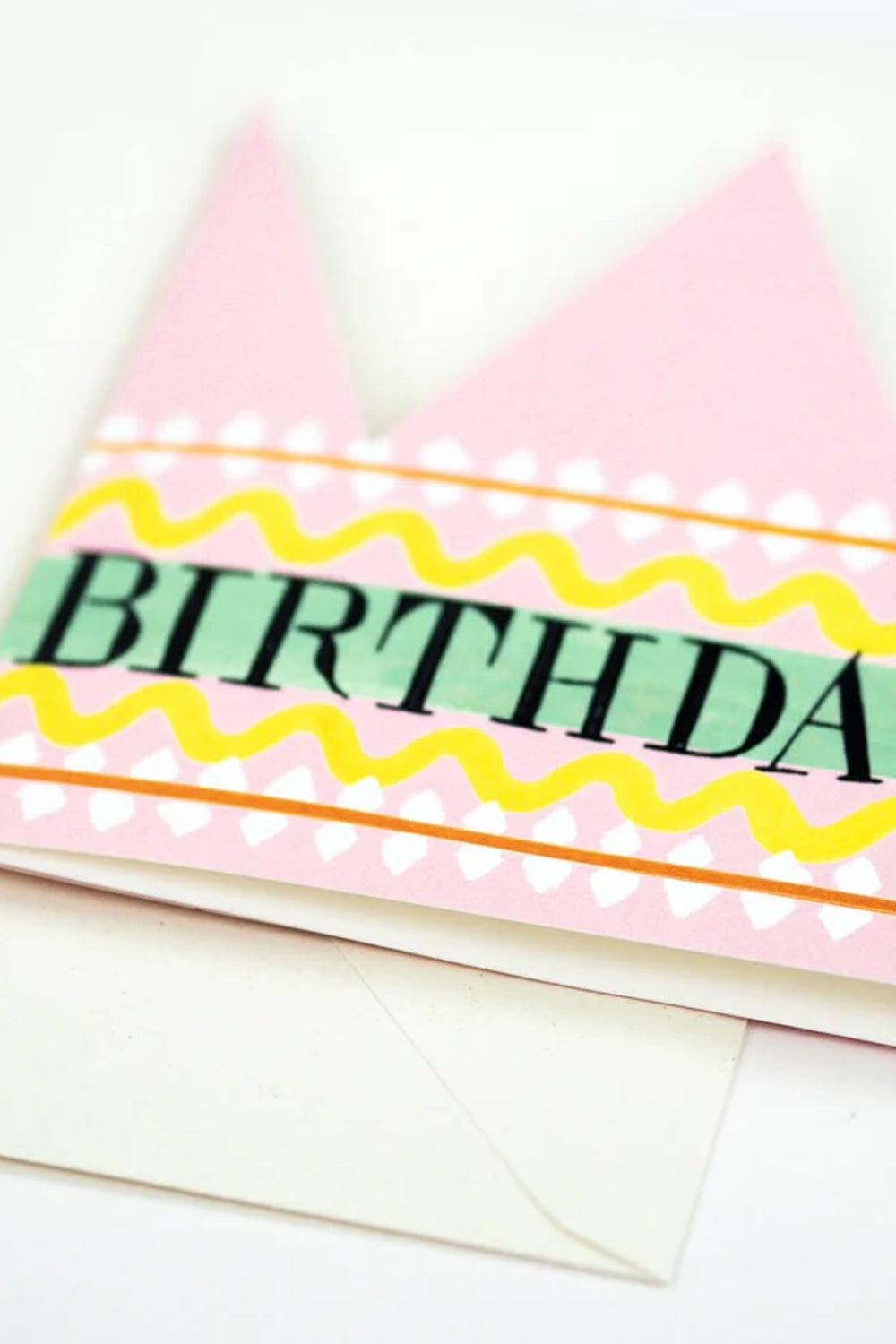 Party Hat Crown Card - Birthday Queen