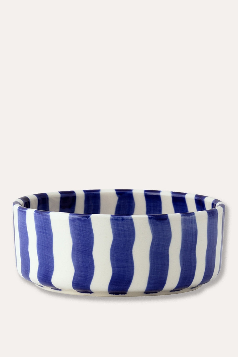 Bowl in Sea Blue Stripes