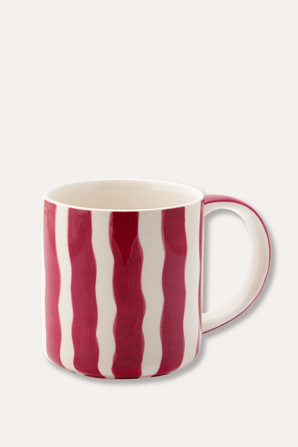 Coffee Mug in Tramonto Red Stripes