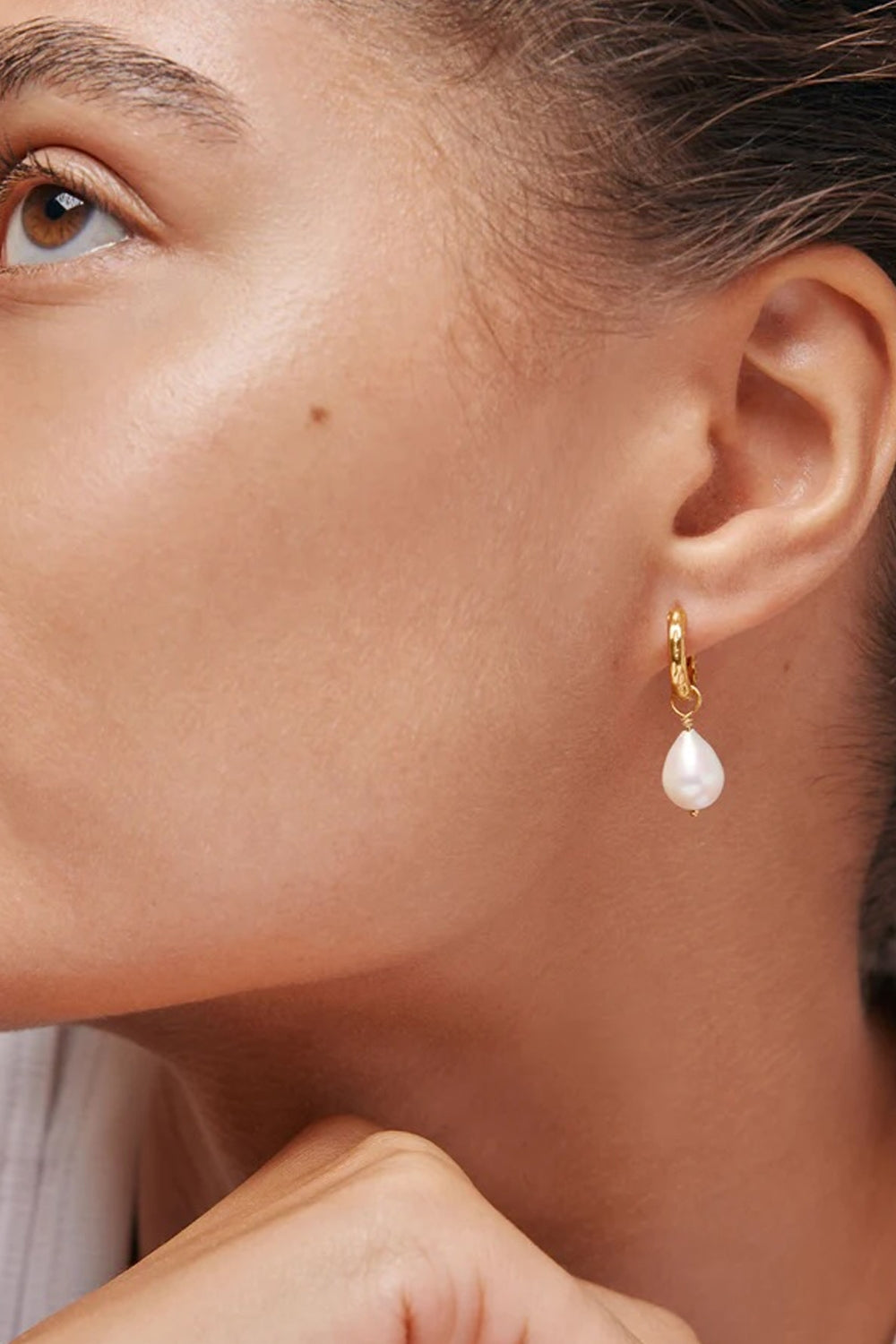 Significant Pearl Hoops