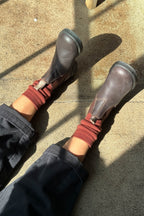 Camper Socks in Brick