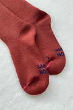 Camper Socks in Brick
