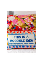 Horrible Idea Needlepoint Pillow