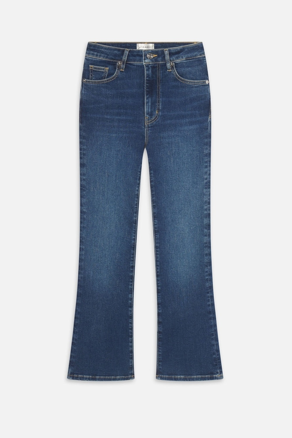 The Reboot Crop High Rise Boot Cut Jean in Femma