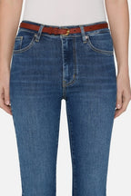 The Reboot Crop High Rise Boot Cut Jean in Femma