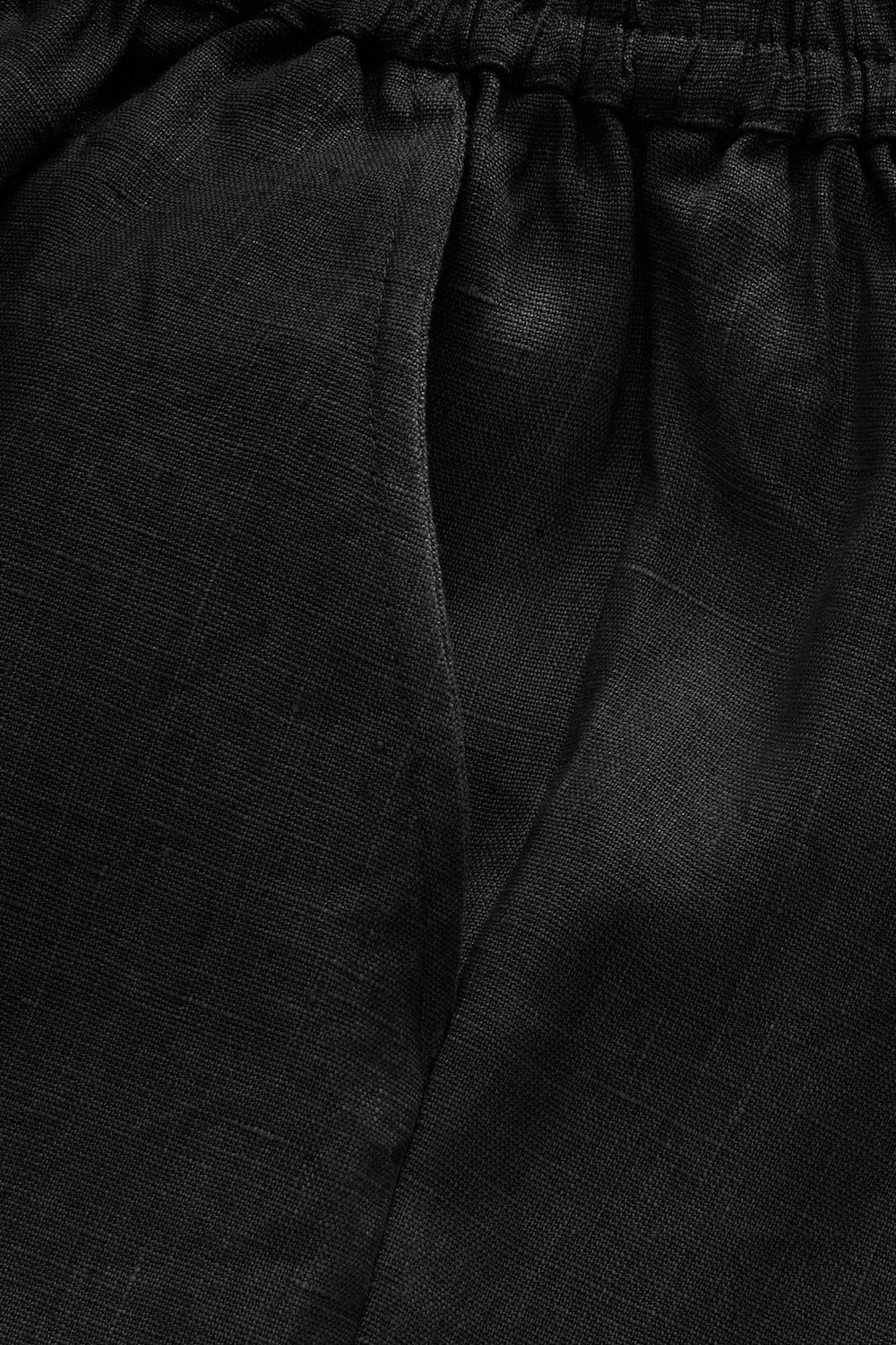 Edgar Cotton Shorts in Black