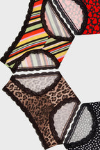 x RIXO The Original Knicker Four Pack in Black/Brown