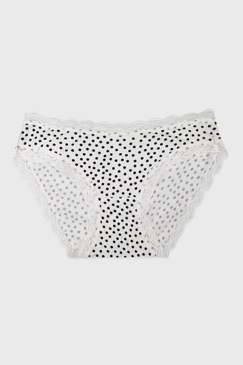 x RIXO The Original Knicker in Mini Polkadot Ivory