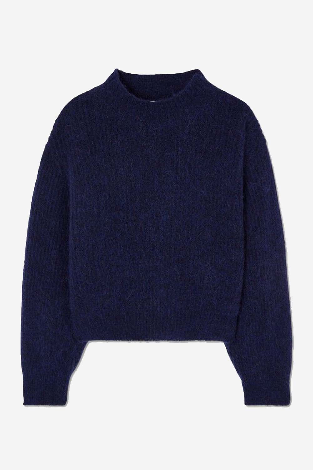 East Jumper in Navy Melange