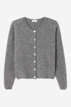 Vitow Cardigan in Steel Melange