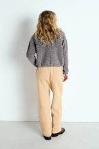 Vitow Cardigan in Steel Melange