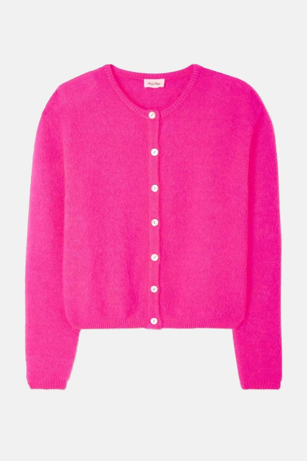 Vitow Cardigan in Fluroescent Pink