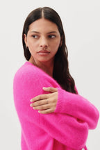 Vitow Cardigan in Fluroescent Pink