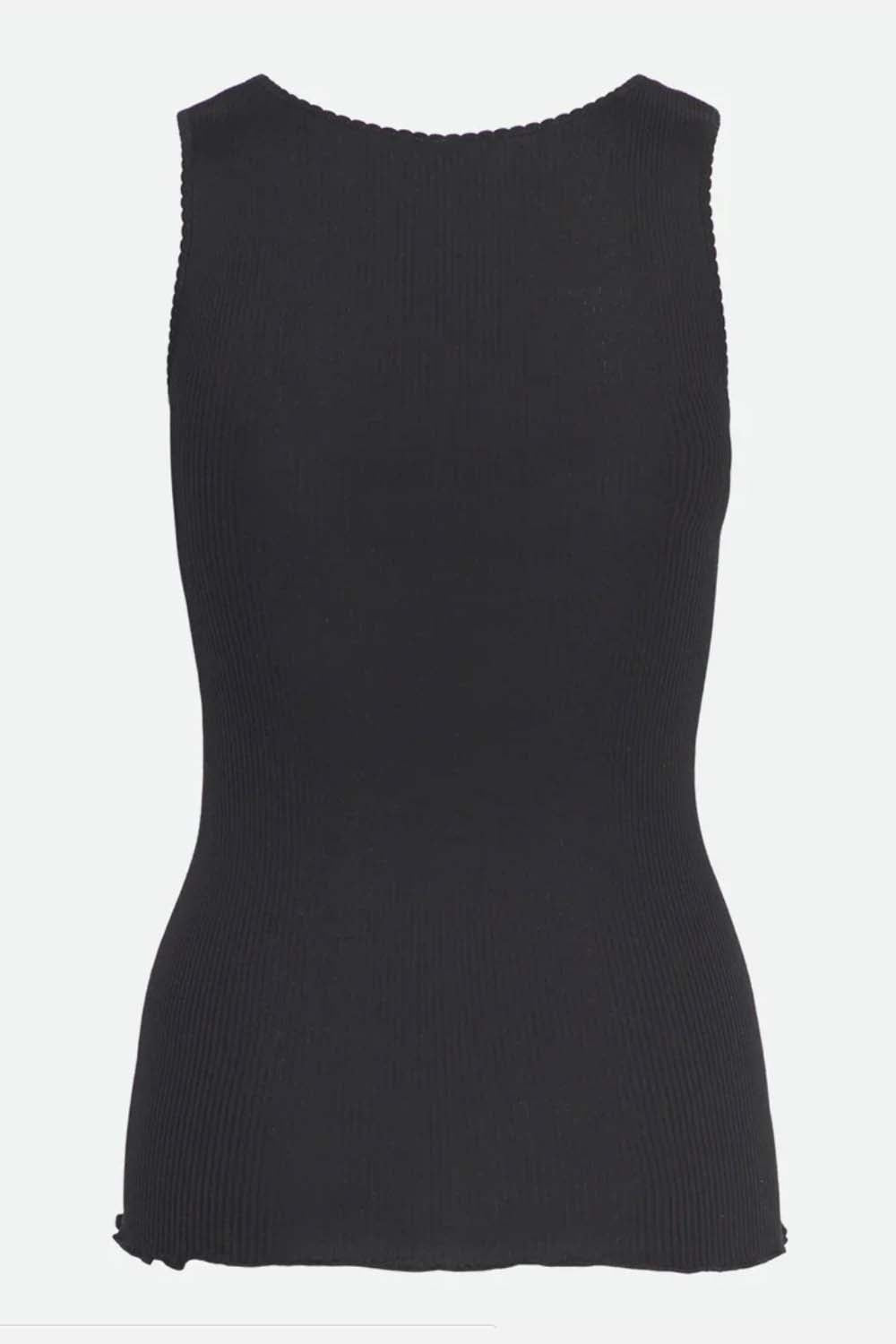 Beatha U-Neck Vest in Black