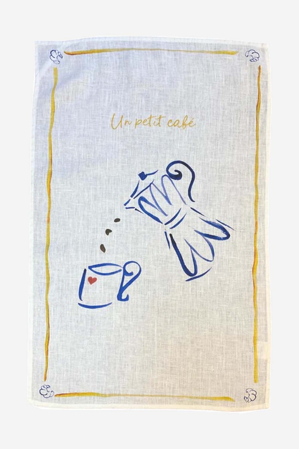 Un Petit Cafe Tea Towel