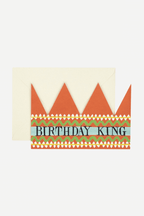 Crown Card Birthday King