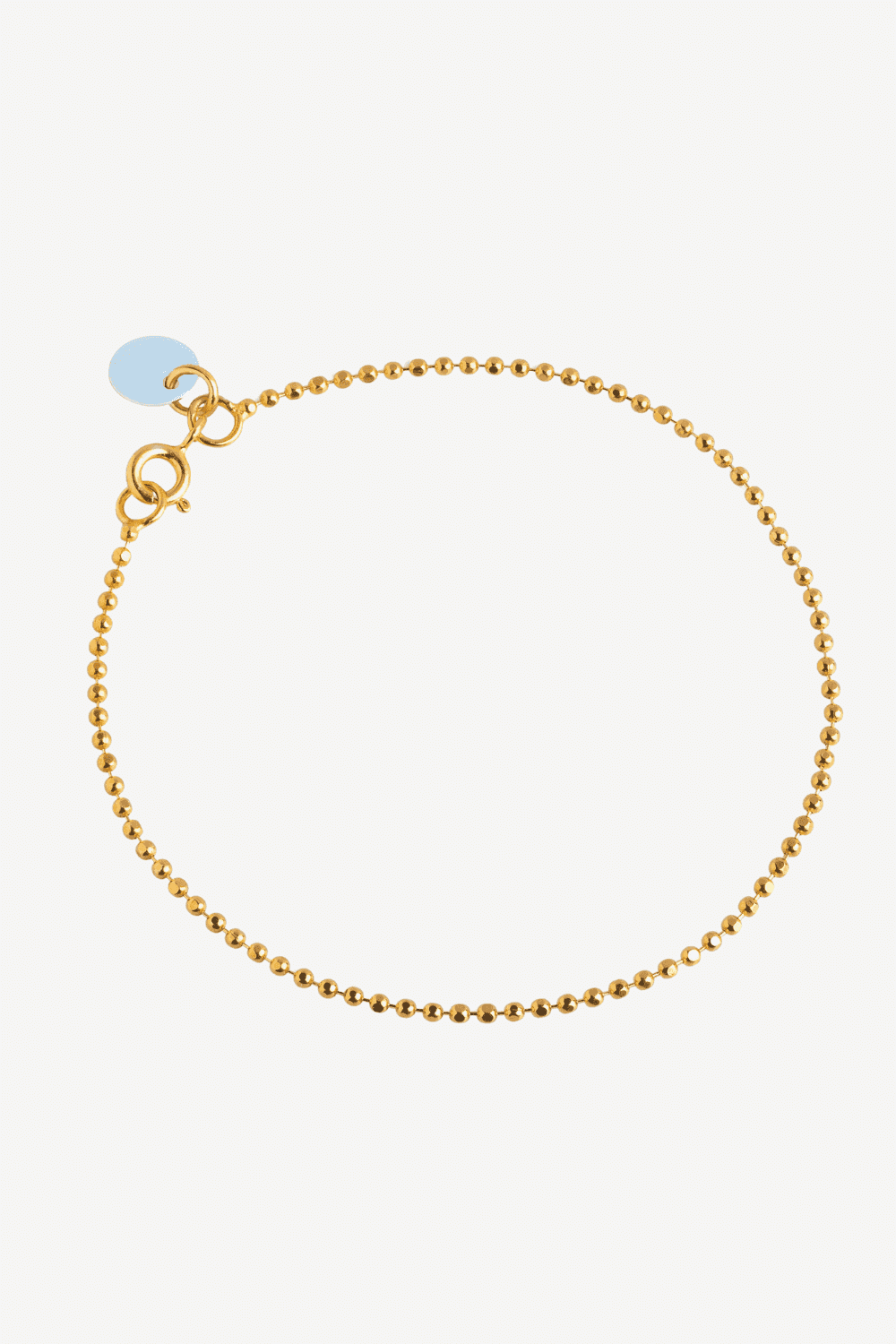 Ball Chain Bracelet in Icy Blue