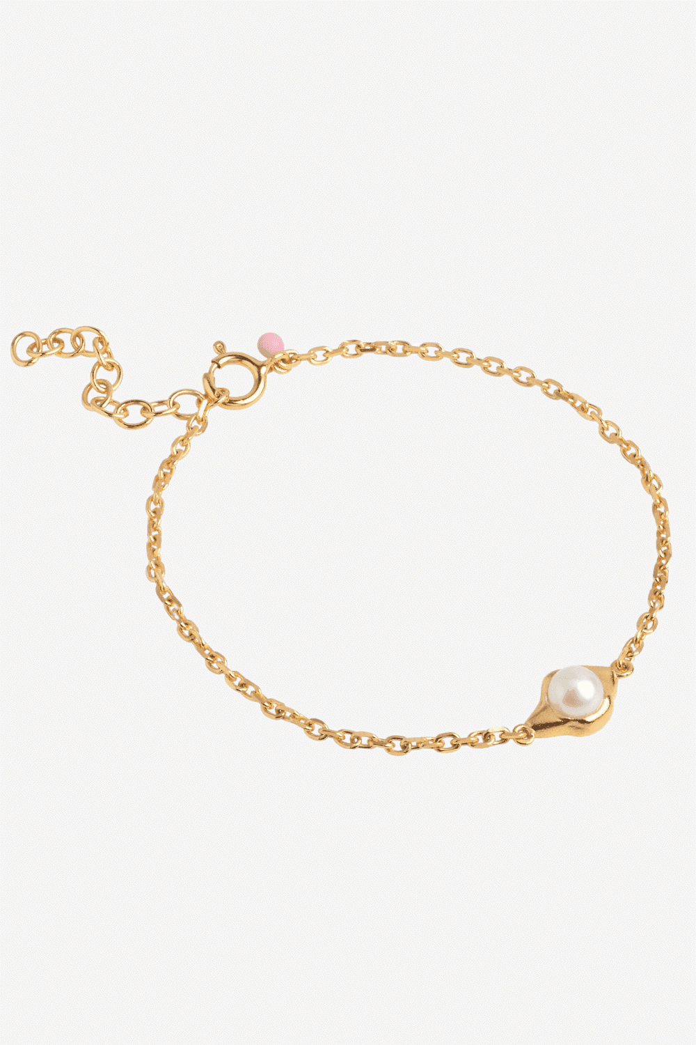 Darla Bracelet in Gold Plated Sterling Silver with Pearl