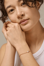 Darla Bracelet in Gold Plated Sterling Silver with Pearl
