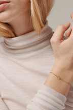 Refined Bracelet in Gold Plated Sterling Silver