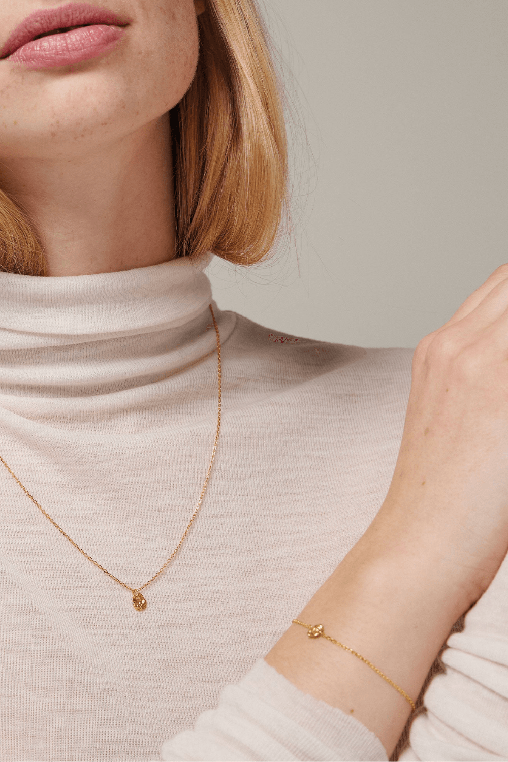 Refined Bracelet in Gold Plated Sterling Silver