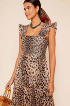 Kendall Dress in Antelope Spot Black