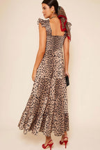 Kendall Dress in Antelope Spot Black