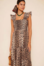 Kendall Dress in Antelope Spot Black